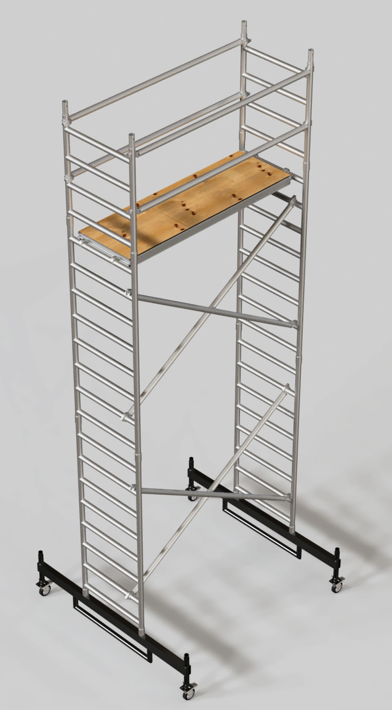 Модулни Алуминиеви скелета AS3006 - 6м. раб.височина