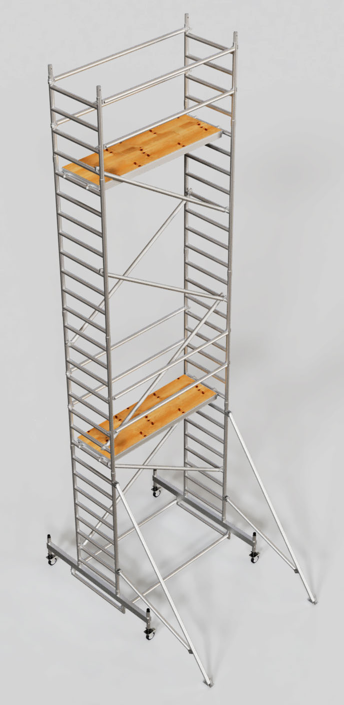 Модулни Алуминиеви скелета AS3008 - 8м. раб.височина