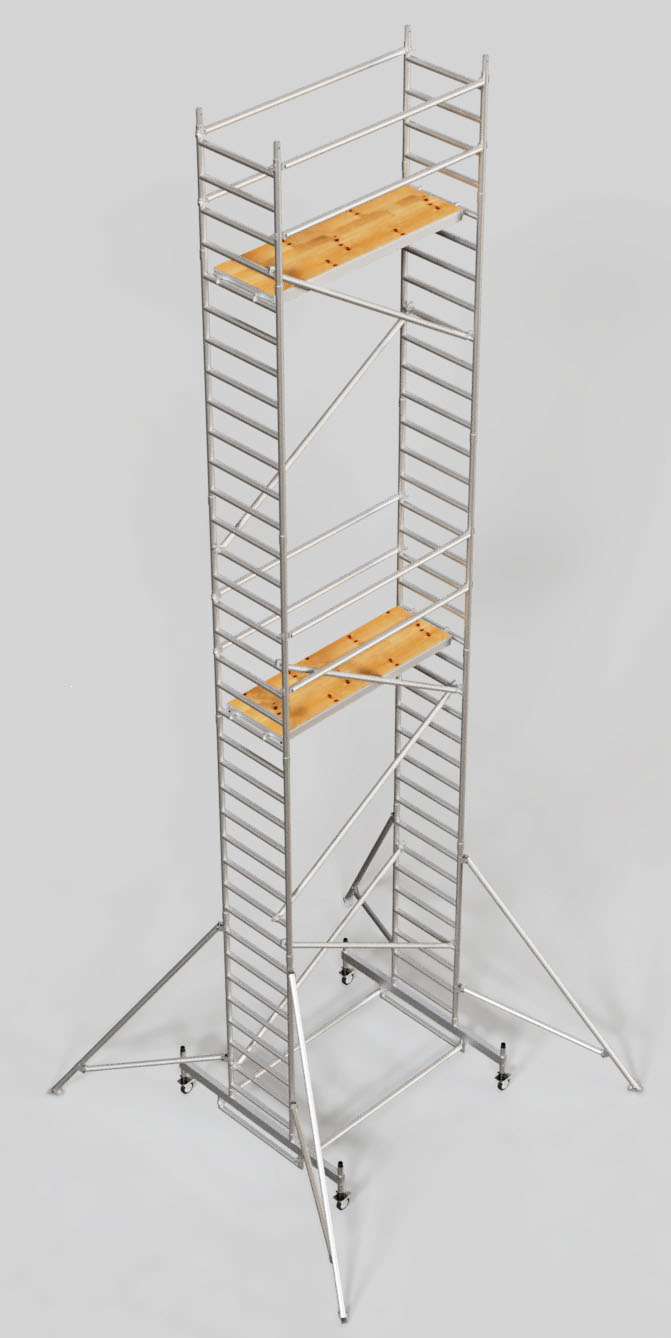 Модулни Алуминиеви скелета AS3010 - 10м. раб.височина