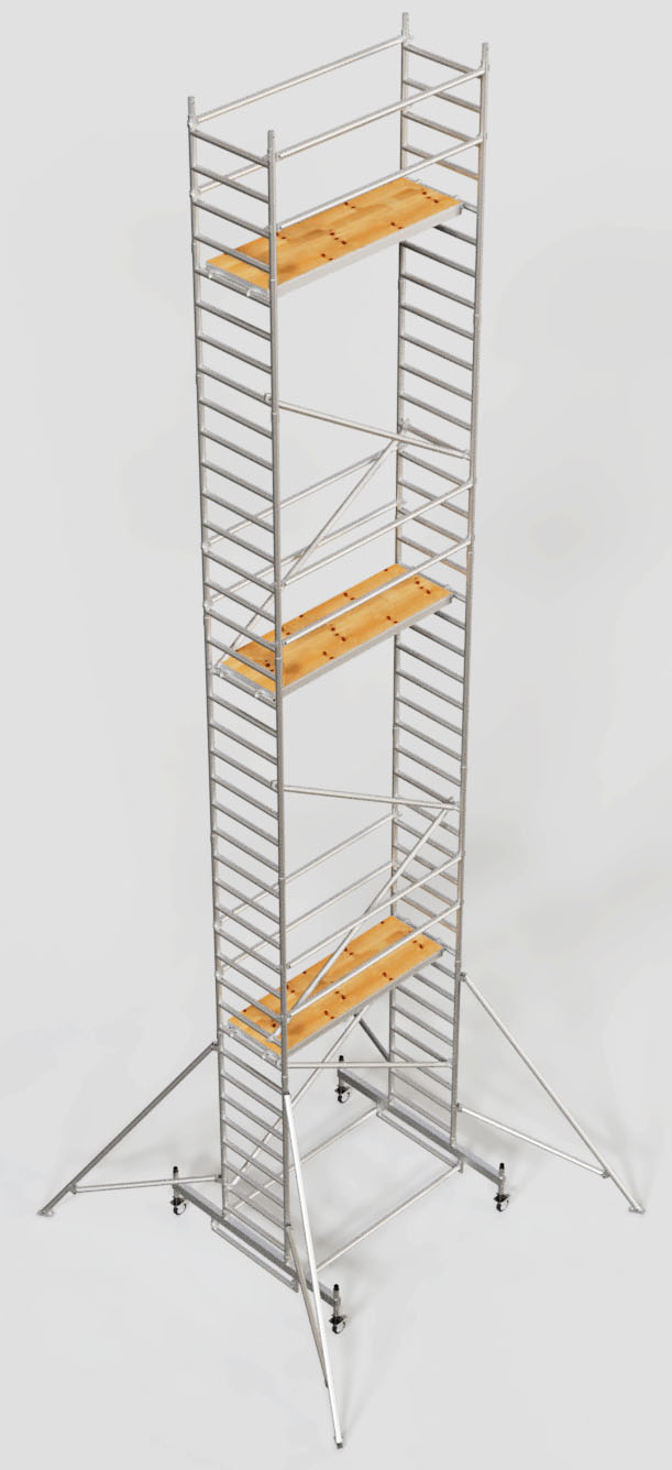 Модулни Алуминиеви скелета AS3011 - 11м. раб.височина