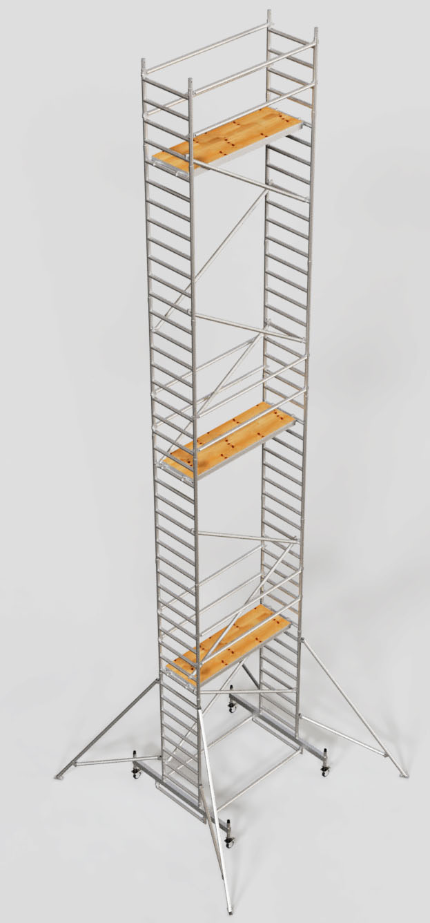 Модулни Алуминиеви скелета AS3012 - 12м. раб.височина