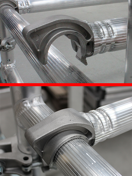 Модулни Алуминиеви скелета AS3013 - 13м. раб.височина