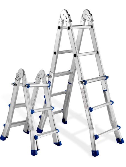 Телескопични стълби за стълбище 4х3