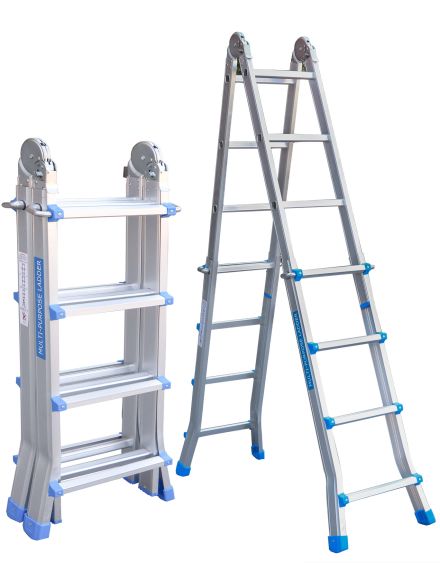 Телескопични стълби за стълбище 4х4